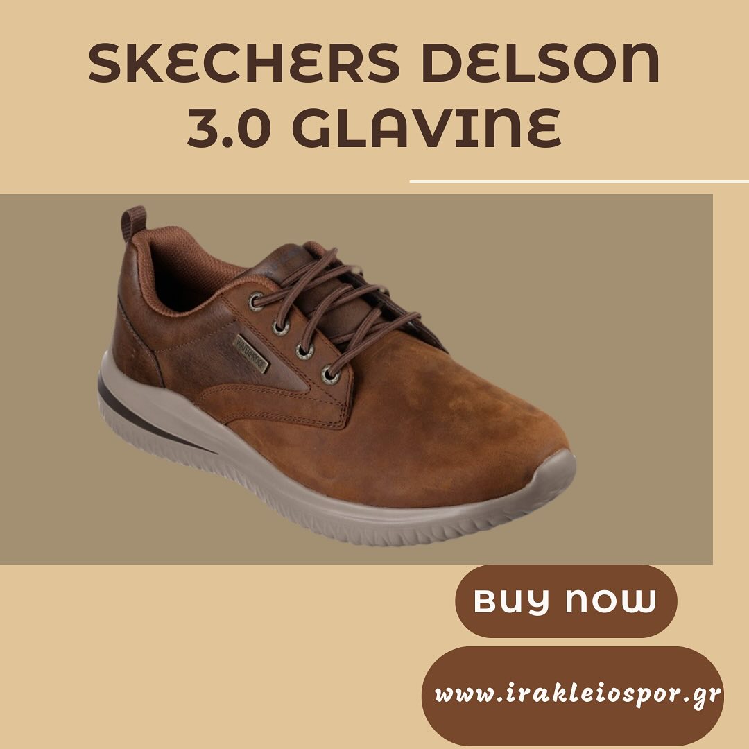 Τα ανδρικά sneakers Delson 3.0 από την @skechersgr είναι κατασκευασμένα από δέρμα και είναι ιδανικά για καθημερινές casual εμφανίσεις.

#irakleiospor #skeckers #men #shoes #casual #winter #eshop #shoplocal #shopsmall #online #newarrivals